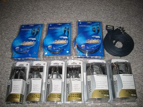 Hjemmebiograf Yamaha/Dali - Div kabler billede 4