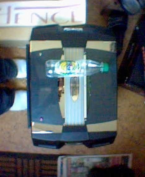 Bilstereo volvo 240 - monoblok med ½liters flaske for størrelses forhold billede 18