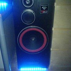 Musikanlæg Cerwin Vega + Genelec Sub