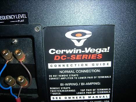 Musikanlæg Panasonic / Cerwin Vega billede 6