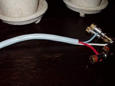 Hjemmebiograf Pioneer og Jamo Cinema - Supra Bi-wire kabel med guldbelagt bananstik til fronterne... billede 17