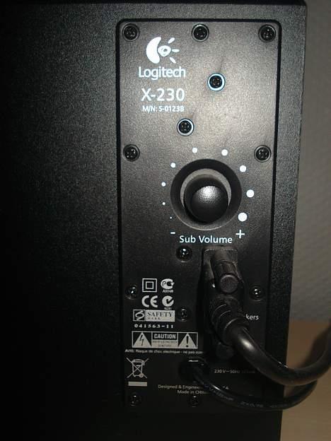 Computeranlæg Logitech 230 X 2.1 billede 10