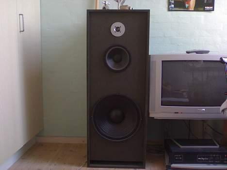 Musikanlæg hjemme byg. - den anden højtaler...    de er 120 cm høje, 45 cm brede og 50 cm dybe billede 2