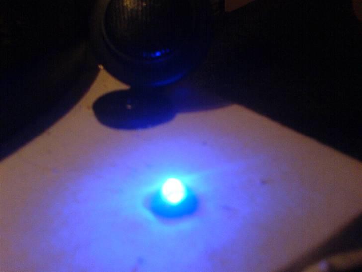 Scooterstereo cykel traler projekt  - mini små blå neon :)  billede 7