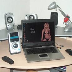 Computeranlæg logitech z 5500 og jvc