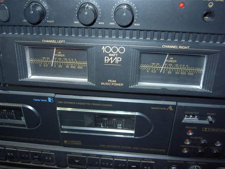 Musikanlæg pioneer, rave land, dual - watt måler billede 3