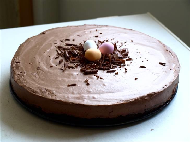 Kage og søde ting - En dejlig chokolade mousse kage, for at fejre påsken billede 6