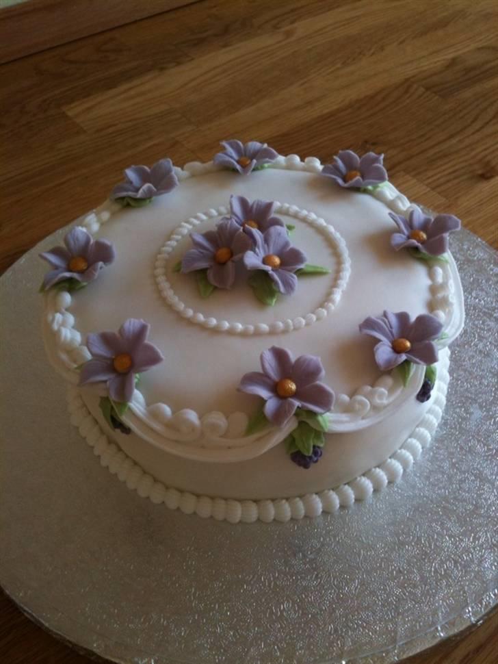 Kage - En lille kage til min mors tantes 89 års fødselsdag. billede 13