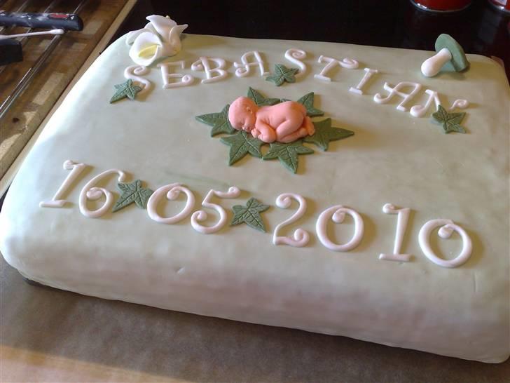 Mine fondant kager - Til sebastians barnedåb :) billede 19