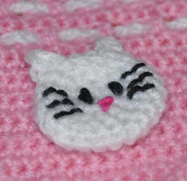 Hæklede sager - Hello Kitty på tørklædet =) billede 40