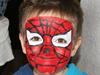 Ansigtsmaling - Benjamin som Spiderman