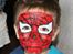 Ansigtsmaling - Benjamin som Spiderman