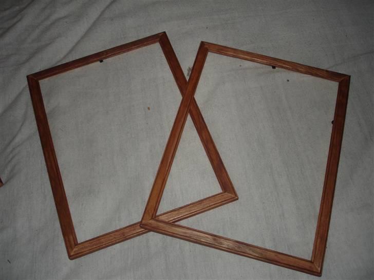 Min kreative ting! - Billedrammer. Der er glas og baggrund til, men de er taget ud mens de bliver malet. billede 17