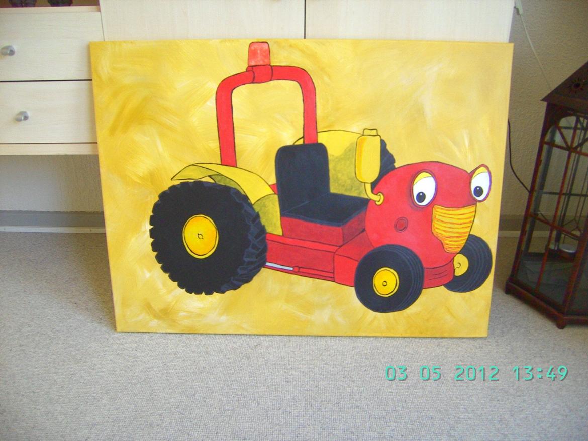 Baby-flodheste + Den lille røde traktor - 3/5 2012, Den lille røde traktor billede 1