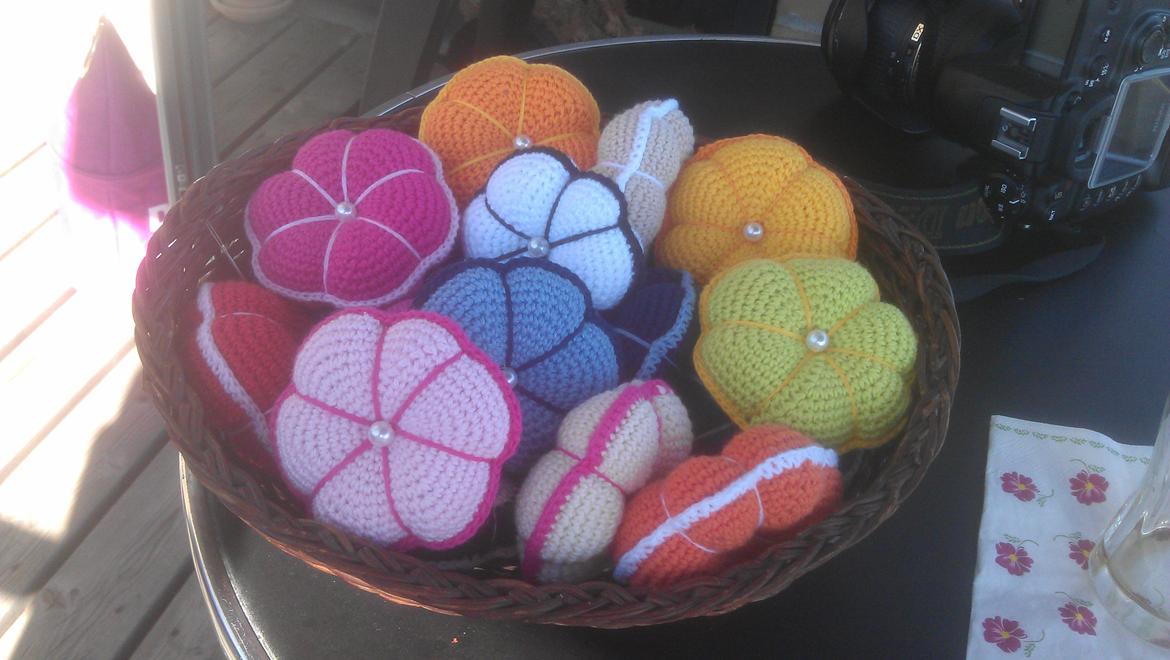 Mine hæklerier/strikkerier - Hæklede nålepuder billede 9