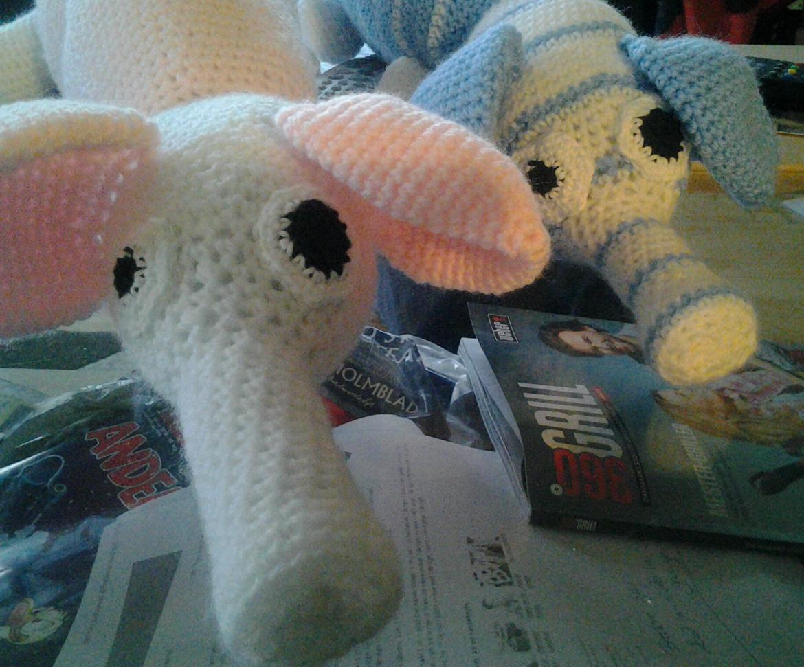 Mine hæklerier/strikkerier - Hæklede fabeldyr billede 15