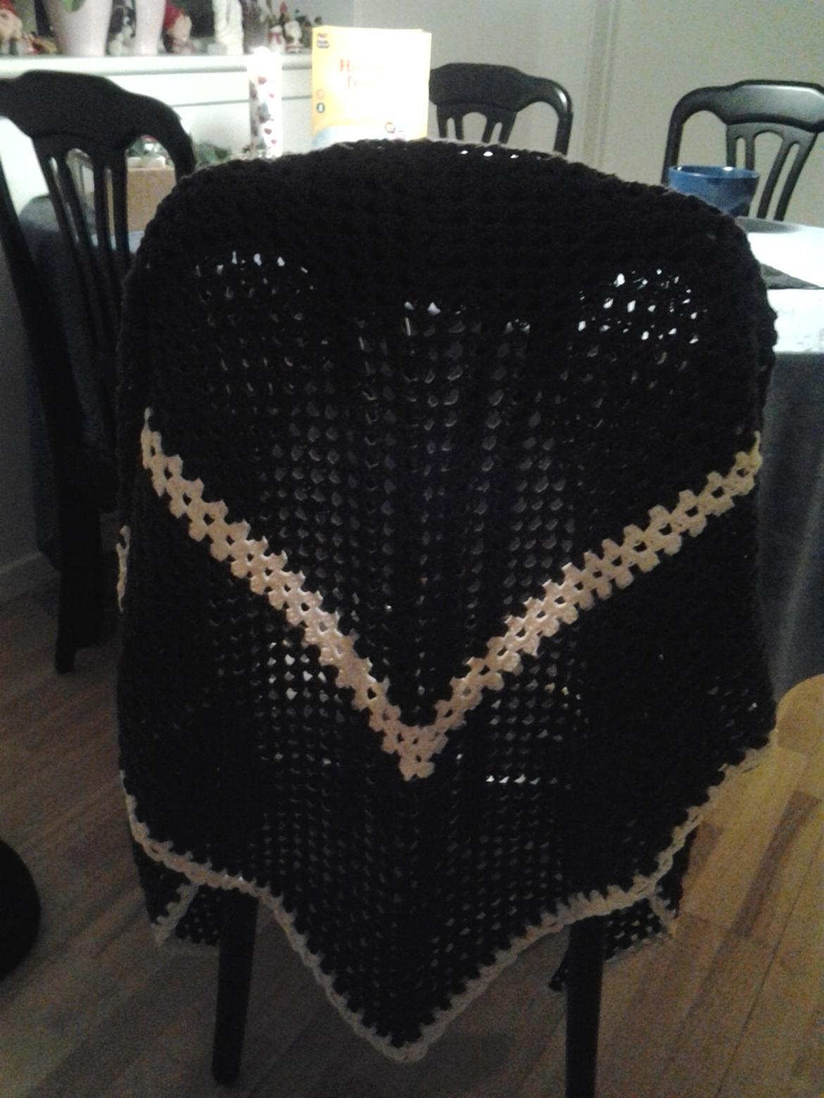 Mine hæklerier/strikkerier - Hæklet sjal til min mor billede 16