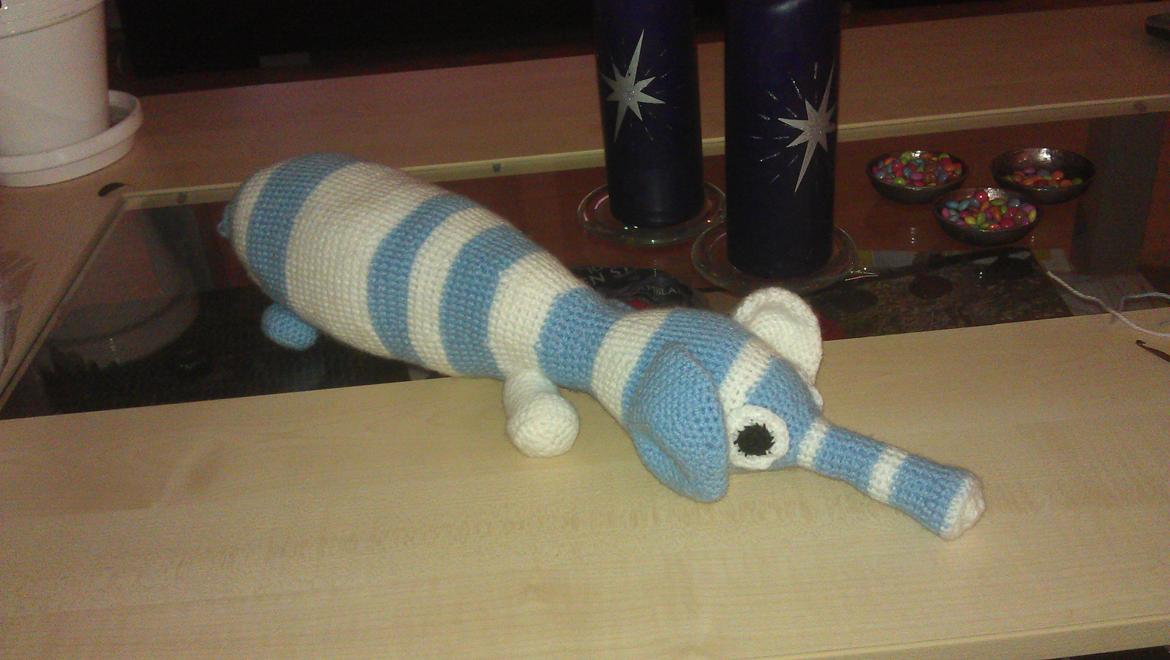 Mine hæklerier/strikkerier - Hæklet fabeldyr billede 23