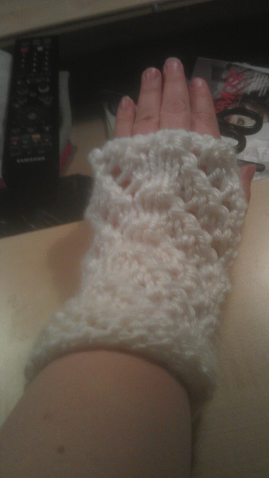 Mine hæklerier/strikkerier - Strikkede pulsvarmere billede 27