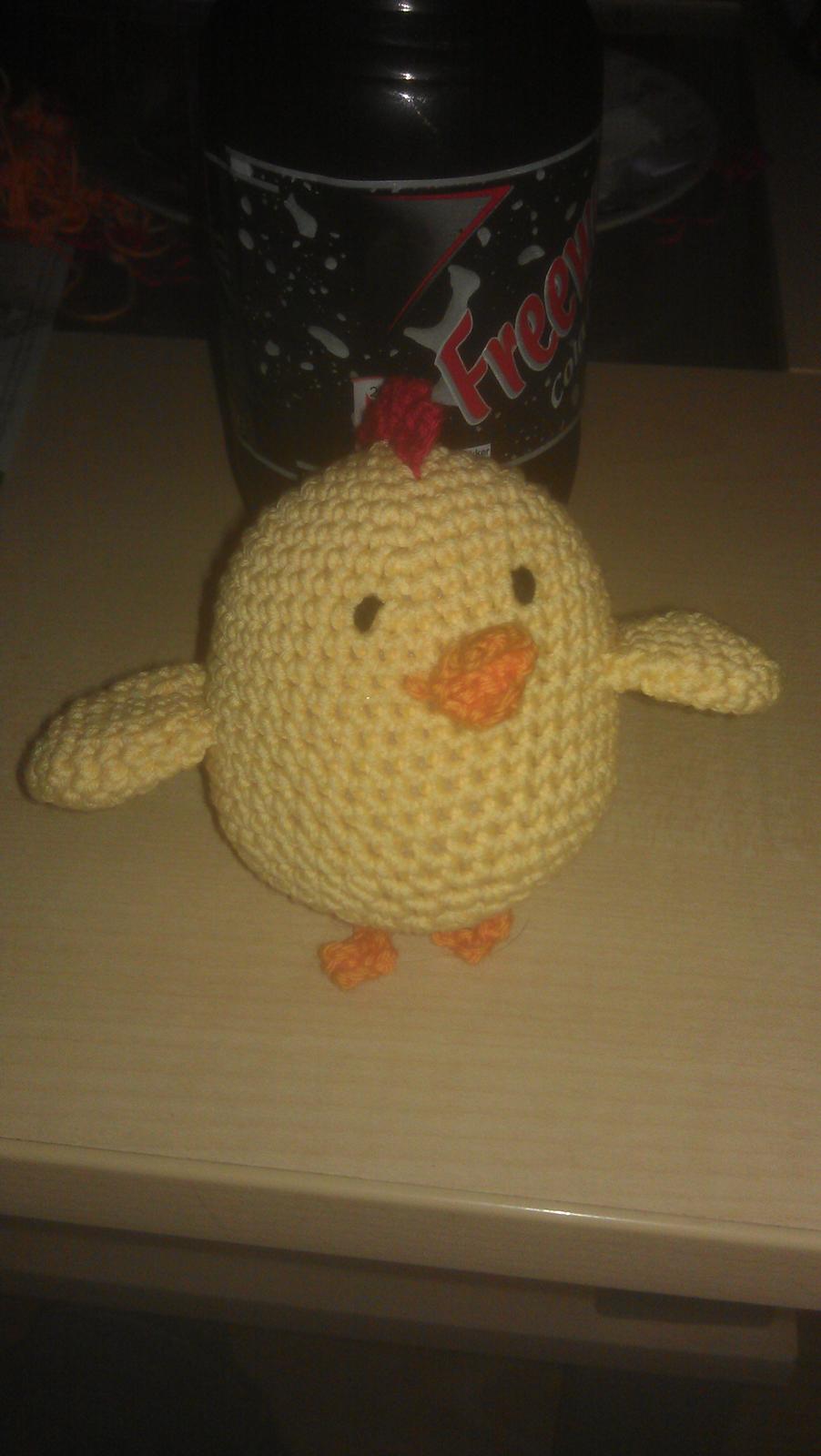 Mine hæklerier/strikkerier - Hæklet påskekylling billede 28