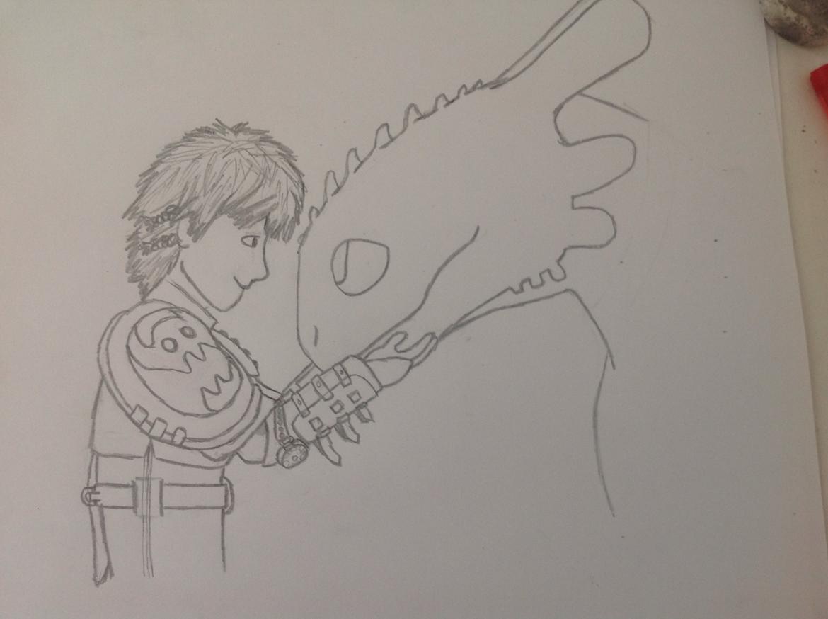 Tegninger - Her er alle detaljer inden skyggening :) billede 3