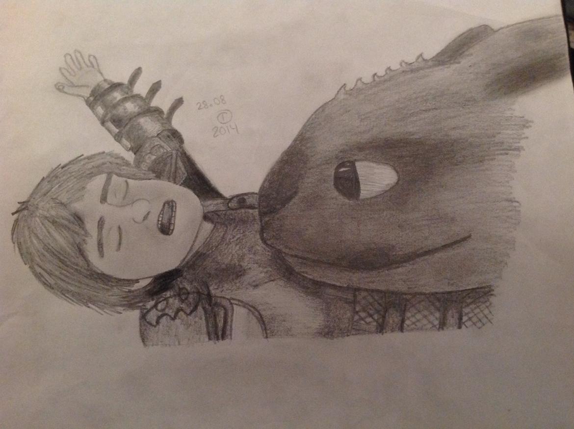 Tegninger - Hikke & tandløs :) billede 19