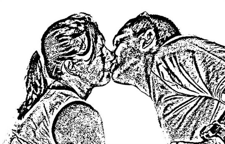 Tegninger og redigerede billeder af egne hunde billede 16