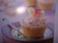 Billeder til opskrifter - Cupcake med rosenblade
