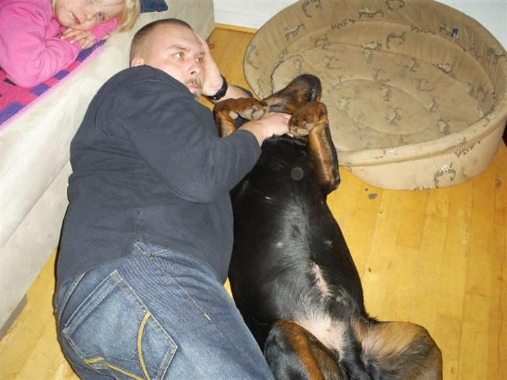 Hyggestunder - Kent & Blade hygger foran fjernsynet billede 2