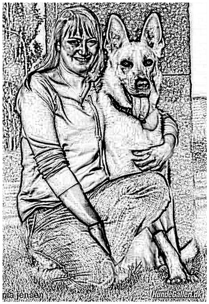 Tegninger :-) - Tyson - og syns det er blevet rigtig godt :-) billede 58