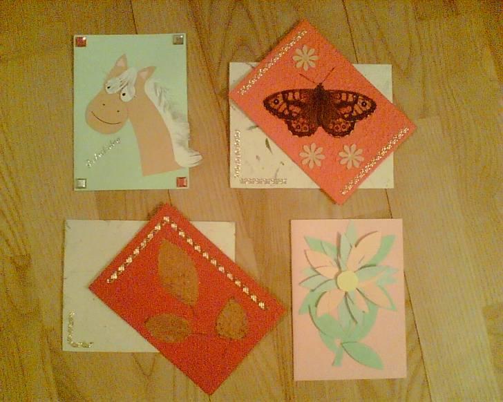 Mine Malerier og andre kreative ting... - Her er et lille udvalg af de kort jeg har lavet. billede 5