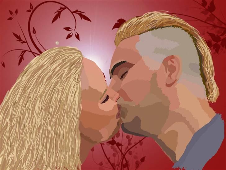 Tegninger og redigerede billeder af egne hunde billede 2