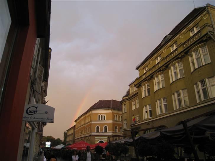 Ferie i Rumænien - Senere på dagen fik vi et voldsomt uvejr og bagefter kom regnbuen billede 27