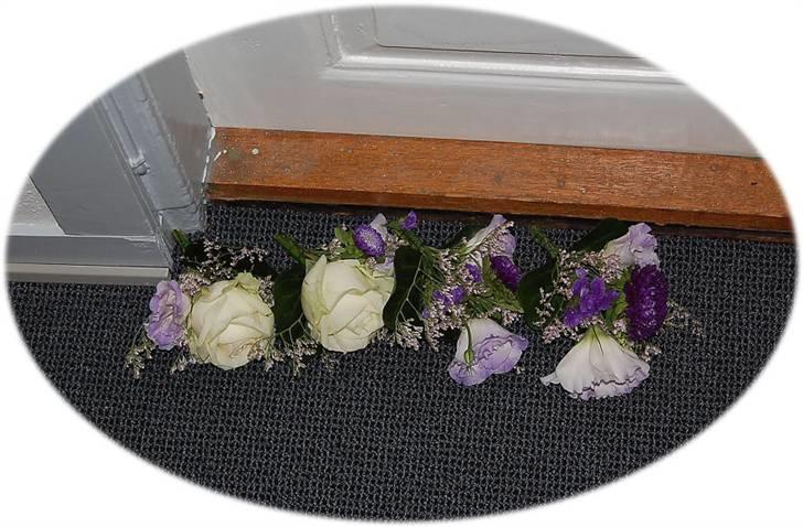 Bryllupsbilleder - Ja, selv udenfor døren var der pyntet op :) billede 27