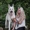 Elisabeth med Lobo og Cody