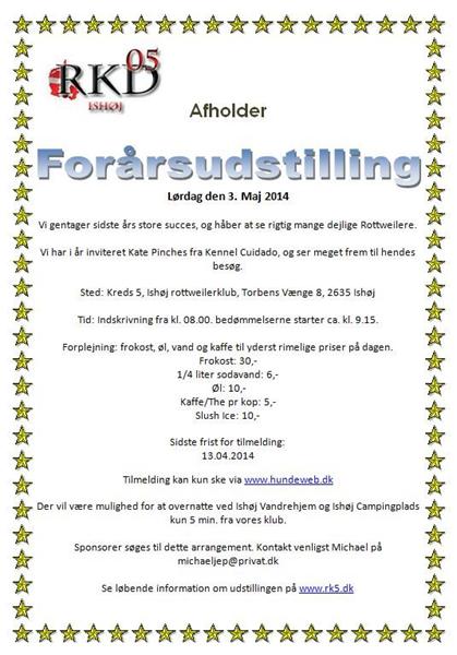 Rottweiler udstilling i Ishøj Rottweilerklub den 3. Maj 2014