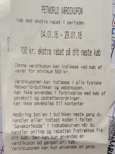 100 kr i rabat hos Petworld