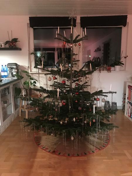 Juletræet med sin pynt...