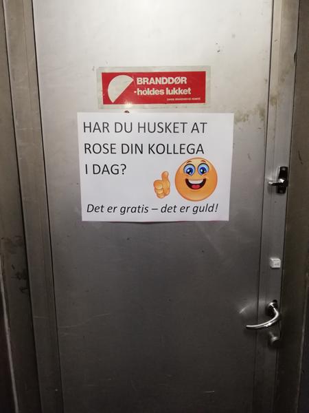 Hvad gør dig glad på dit arbejde/skole/praktik osv. :) 