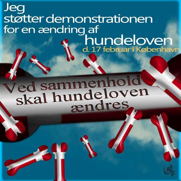 Stor demonstration i København mod hundeloven