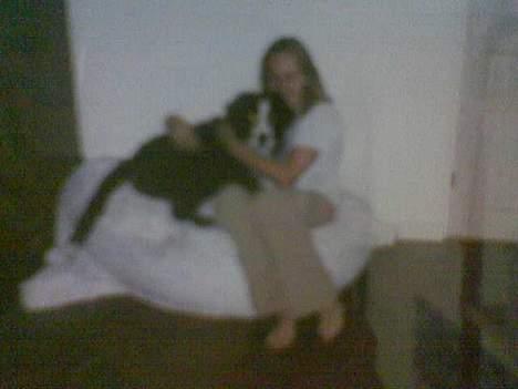 Berner sennenhund Malou - Malou og jeg en sen aften - hvor jeg dog savner hende! billede 10