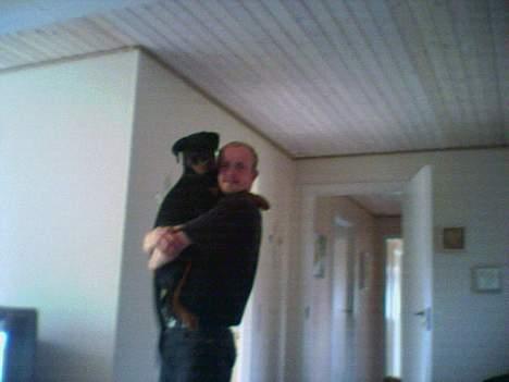 Rottweiler Rex - Mig og far gir hinanden en stor knuser billede 10