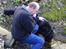 Berner sennenhund Balou - (død 2011) - Man bliver jo tørstig på sådan en tur.