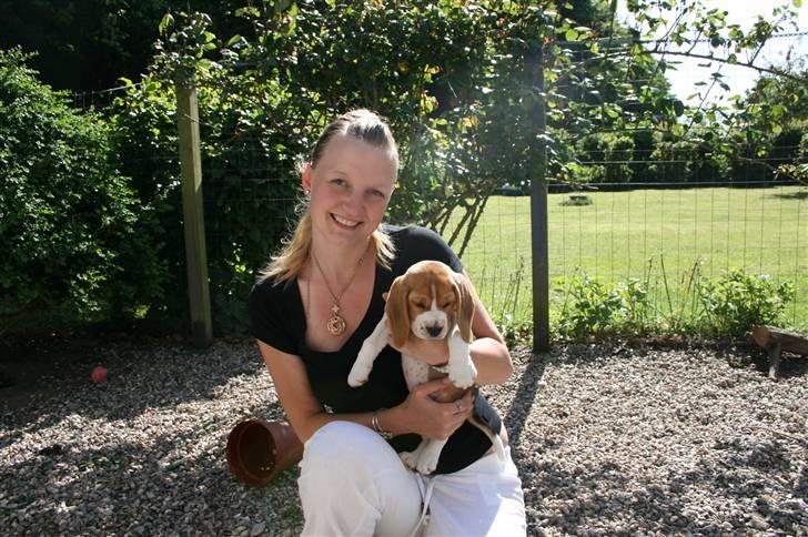 Beagle **Zila** - Mor og mig som baby.. billede 8