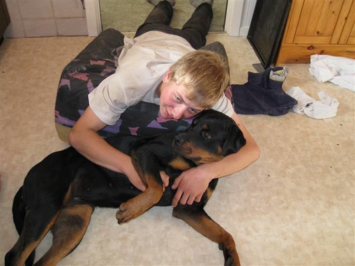 Rottweiler Binee - Min storebror og Binee:] billede 17