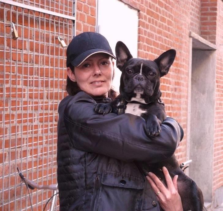Fransk bulldog Freja - Mig og min moar .... billede 1