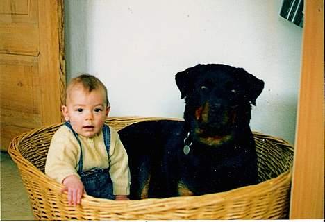 Rottweiler Ducas Sika - sika og mig... kig kun på hunden..=) billede 9