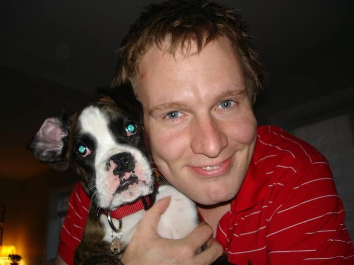 Boxer Nanna - Nanna og far godt 5 mdr. gammel billede 2