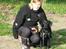 Labrador retriever (Formel 1) Blackie - Blackie og jeg til DcHs DM 2008