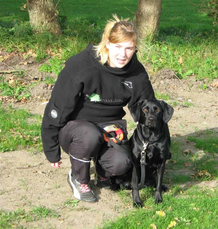 Labrador retriever (Formel 1) Blackie - Blackie og jeg til DcHs DM 2008 billede 15